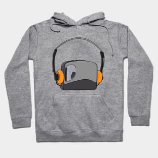 Cool Portable Cassette Audio Player Hoodie